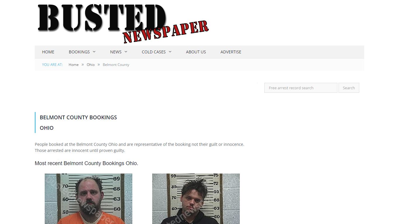 Belmont County, OH Mugshots - BUSTEDNEWSPAPER.COM